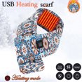 thumbnail image 1 of Womens' Hearting Warming Scarf FashionableSmart Mobile Power USB Charging Neck And Shoulder Winter Cold Protection And Warm Heating Men And Women Scarf, 1 of 5