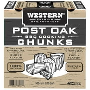 Western 500 CU in Post Oak Smoker Chunks Box CS