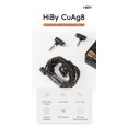 thumbnail image 2 of Cable para Auriculares HiBy CuAg8 de Cobre Chapado en Plata 3.5mm 4.4mm, 2 of 8