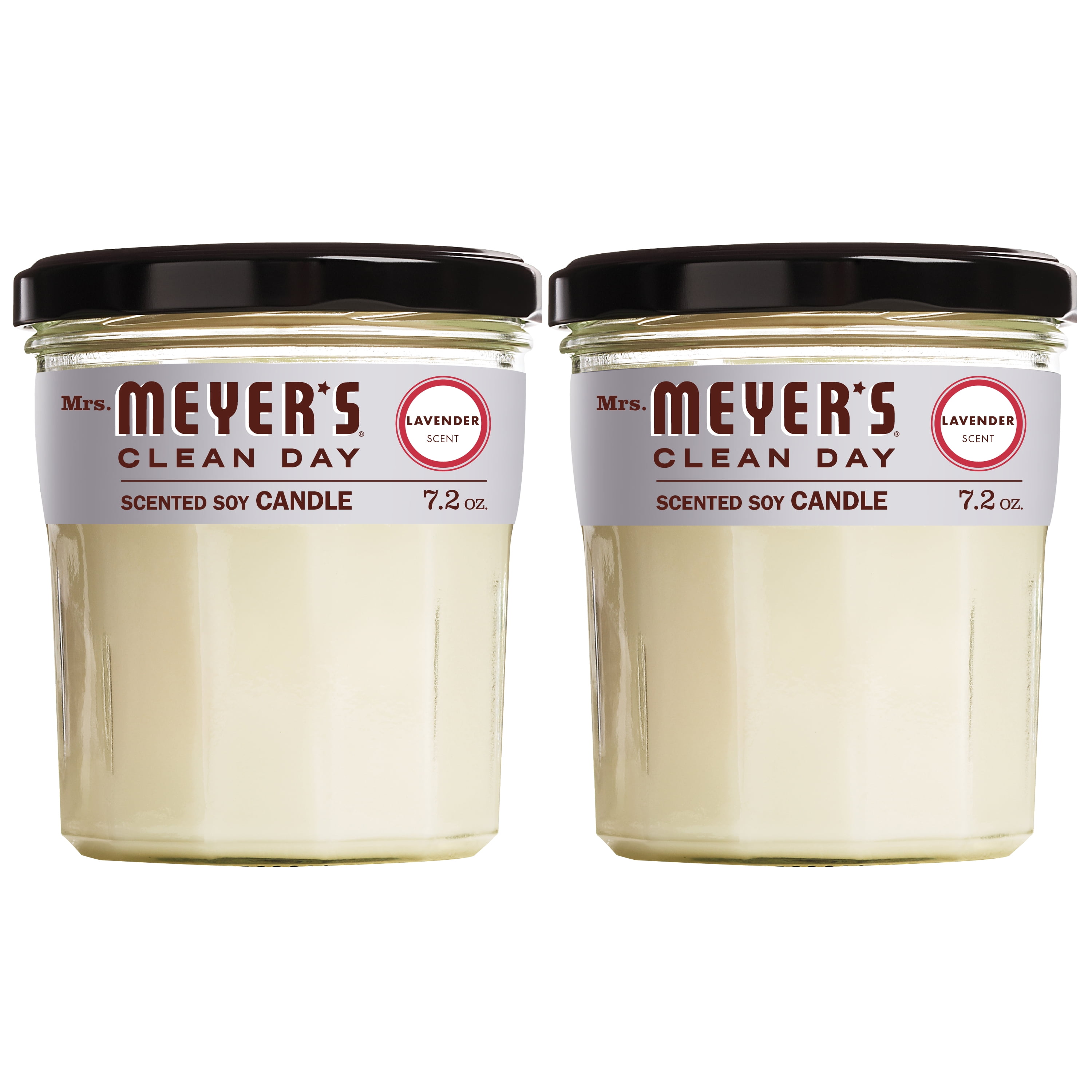 Pack of 6 Meyer's 43116 Clean Day Geranium Scent Soy Candle 7.2 oz. Mrs 