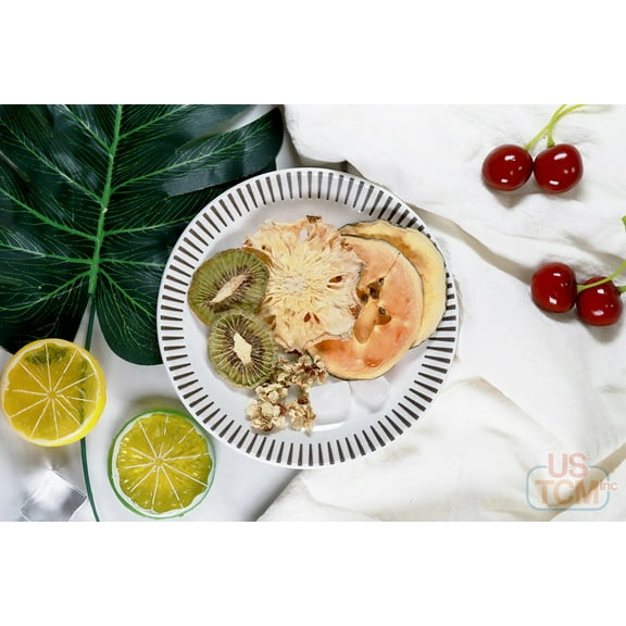 Mixed Fruit Flower Tea || Pineapple-Kiwi-Papaya-PlumBlossom 3 Packs