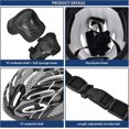 thumbnail image 4 of Protective gear set for kids and adults, 7-piece roller skating helmet set with knee pads, elbow pads, wrist guards, providing comprehensive protectio, 4 of 5