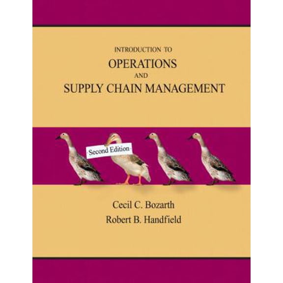 Pre-Owned Introduction to Operations and Supply Chain Management (Hardcover) 0131791036 9780131791039