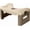 Khaki, variant on Step Stool Toilet Assistance for Adults, Ergonomic Bathroom Poop Stool for Squatting Posture, Portable Plastic Potty Stool for Adults Foldable Bathroom Leg Raiser Stand Feet - Anti-Slip Feet