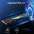 thumbnail image 4 of TOPESEL 512G PCIe 4.0 NVMe Gen 4 SSD NVMe M.2 2280 Internal SSD Up to 4900MB/s NVMe SSD Internal Solid State Hard Drive for PS5 PC Laptop, 4 of 9