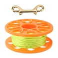 thumbnail image 1 of Dive Reel, Fluorescent Green Line Copper Hook 4 Color Diving Reels  For Cave Diving Orange, 1 of 8