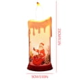 thumbnail image 4 of JeashCHAT Christmas Decorations Indoor Christmas Ornaments Christmas Teardrop Candle Electronic Simulation Candle Light, 4 of 4
