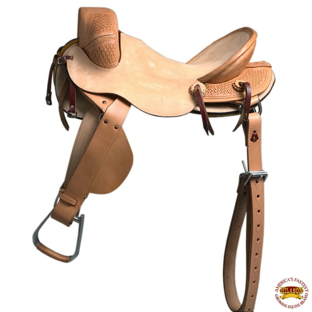 Horse Bronc Saddle Hilason Classic Series Rodeo American Leather
