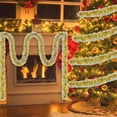 thumbnail image 5 of 50FT Christmas Tinsel Garland Gold Garland for Christmas Tree Decorations, Xmas Tinsel Garlands for Decoration Indoor Outdoor Party Supplies Holiday Decor(Gold and Silver), 5 of 16