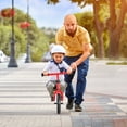thumbnail image 3 of HoneyJoy Kids Balance Bike No Pedal Training Bicycle w/ Adjustable Handlebar & Seat Red, 3 of 9