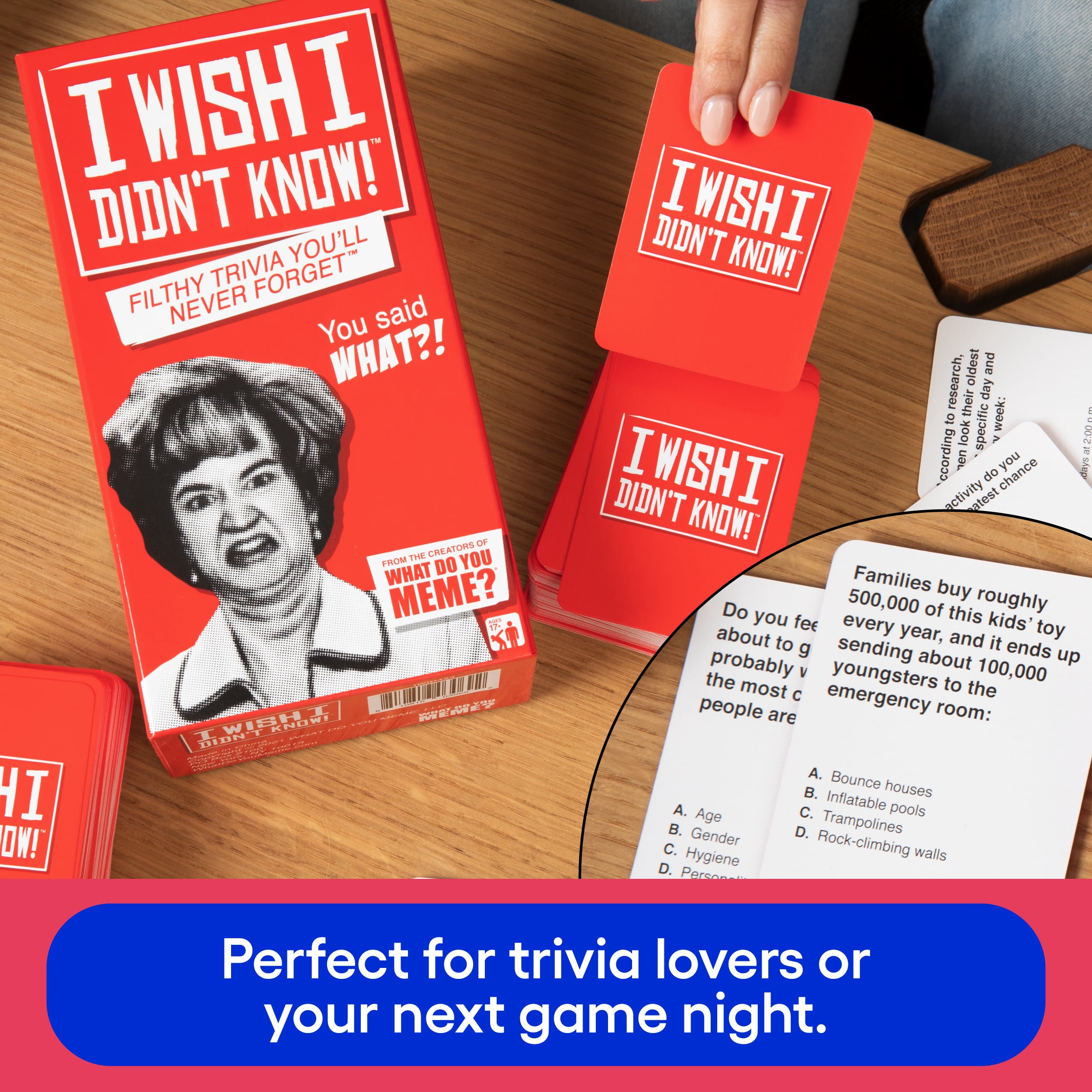 I Wish I Didn't Know! the Filthy Trivia Adult Party Game by What Do You Meme?
