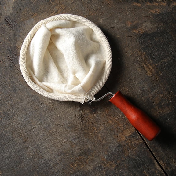 HONMEET Cotton Flock Coffee Drip Filter Bags Reusable Strainer for Home Brewing