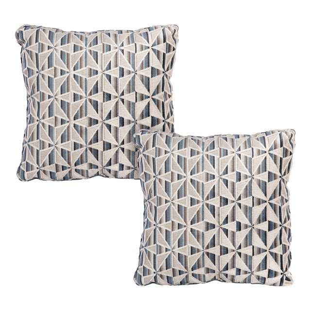 Set 2 Cojínes Decorativos Cuadrados Grandes DICASA Conte Zita