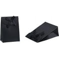 thumbnail image 5 of 24 Pcs Stand Up Gift Bag 4.13x2.95x1.65 Inch Kraft Paper Bags with Ribbon Bowknot Small Gift Bag Christmas Party Store Retail Black DIY, 5 of 9