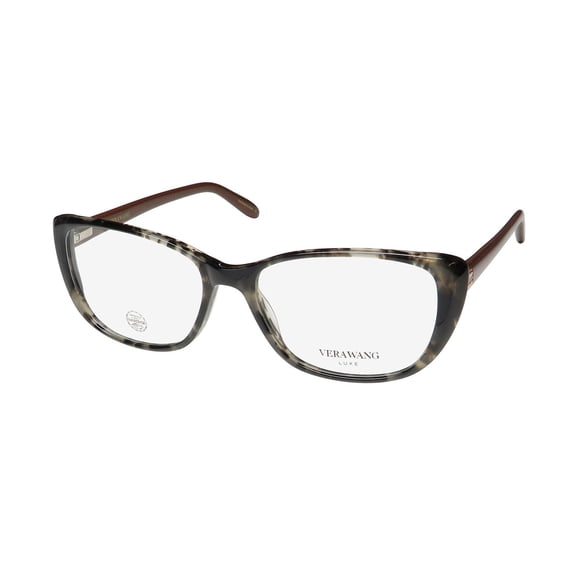 VERA WANG LUXE KAMBRIE GENUINE CRYSTALS PREMIUM EYEGLASS FRAME/GLASSES LUXURY PLASTIC EYEWEAR