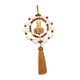 thumbnail image 4 of Adorno colgante para coche de Buda shamjiam con Borla marrón, 4 of 8