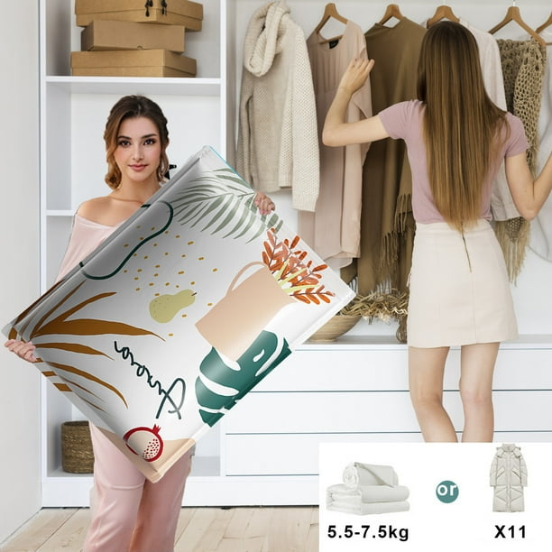 Ganfancp Bolsas de Compresión Al Vacío para Colchas Bolsas de Almacenaje para Ropa Gruesa Organizadores y Bolsas Protectoras de Almacenaje Rebajas Hoy Liquidación 1 X Bolsa de Compresión para Extracc