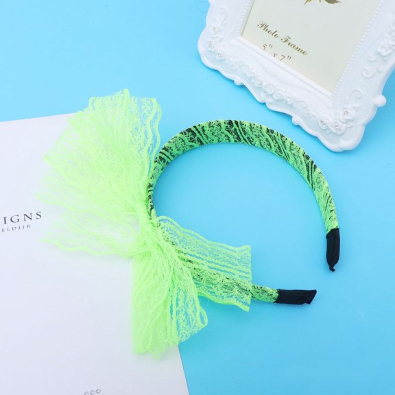 WEUVEB 2Pcs Lightweight Lace Knot Headband for Woman Hair Wrap Assorted Color Unique Elegant Design