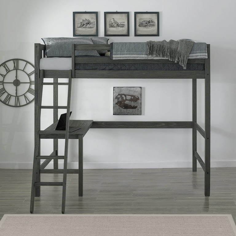 Hillsdale Furniture Crosswinds Wood Complete Twin Loft Bunk