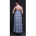thumbnail image 2 of Bimba Robe Longue en Rayonne Shibori Imprimée pour Femmes Chic Bohème Été Maxi Plage - Petite, 2 of 4