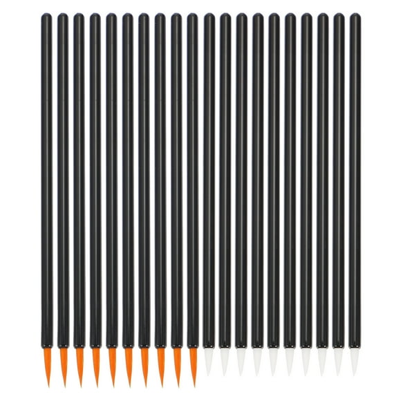 BRIGHTFUFU 100pcs MASTARA DESABLE MANZA DE MANZA DE LA VARILLA DE VARILLA DE VARILLAS DE EYELASH Cepillo del aplicador delineador