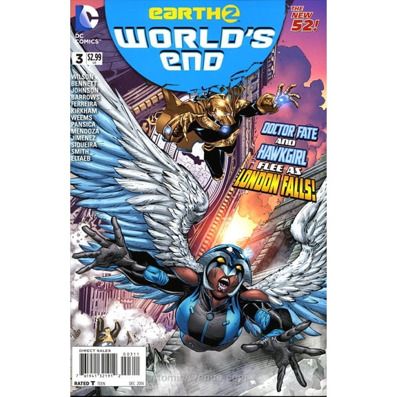 Earth 2: World's End #3 VF ; DC Comic Book