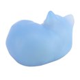 thumbnail image 4 of NFTIGB Crystal Sleeping Cat Stone 1.42 inches / 3.6 cm Cute Statue Office Desk Decoration Blue, 4 of 5