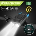 thumbnail image 5 of USB Rechargeable Bike Headlight LED Bicycle Front Head Light Cycling(Green), 5 of 9