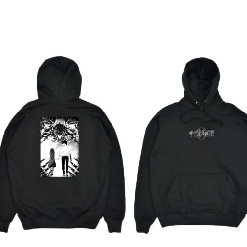 Sudadera con capucha Anime Jujutsu kaisen Kanji Logo sudadera con capucha Premium Yuuji Itadori sudadera con capucha Jumbopangjing