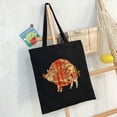 thumbnail image 6 of GOSMITH Constellation Initial Tote Bags for Women Canvas 14.1x15.7in, 6 of 6