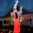 thumbnail image 1 of Ghost GOOSH inflable para Halloween de 12 pies con lámpara de llama y LED, 1 of 6
