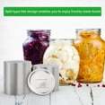 thumbnail image 4 of 50PCS Jar Lids Wide Mouth Canning Lids Reusable Metal Canning Jar Leak-Proof Split-Type Canning Caps 86mm, 4 of 8