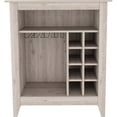 thumbnail image 2 of Bar Cabinet with 6 Wine Racks and Shelving / Easy to Install in Your Room, 2 of 3