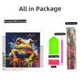 thumbnail image 2 of Cartoon Colorful Frog DIY 5D Diamond Art Painting by Number Kits for Adults Paint with Full Drill Round Diamond Gems Painting Art Craft for Home Wall Decor 13.8x13.8in, 2 of 7