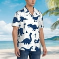 thumbnail image 5 of Balery Men'S Summer Hawaiian Shirts Short-Sleeve Design Name Printed Casual Shirts - Size Name, 5 of 9