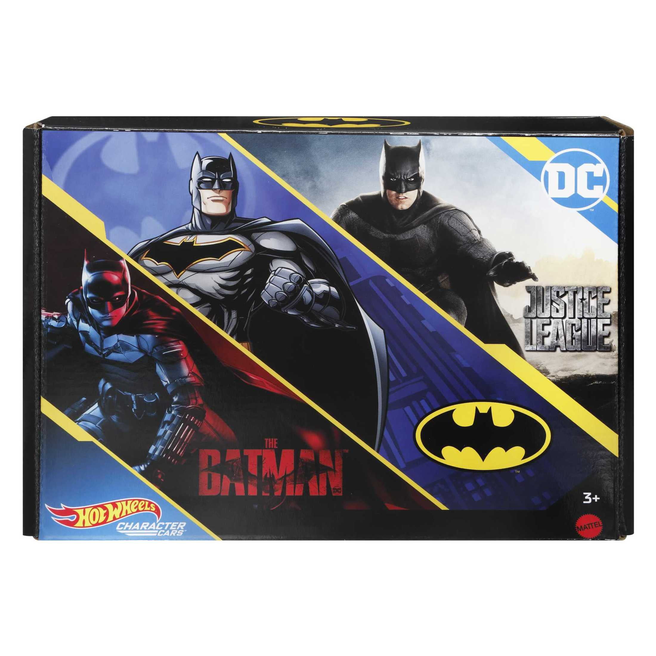 Hot Wheels Batman Character Car 6-Pack, Gift for Kids 3 Years & Up & Collectors