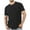 Black, variant on Enridrech M-4XL Men's Tshirts Casual Stylish Basic Crew Neck Tee Comfort Solid Color Short Sleeve Top with Pocket