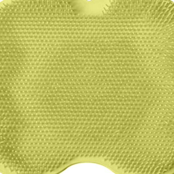 Alfombrilla multifuncional para cepillos de pies Cómoda alfombrilla de masaje de ducha para el cuerpo (verde) JShteea Libre de BPA