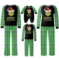 thumbnail image 1 of Pijamas navideños a juego Grinch - TKing Fashion 2024 Nuevos conjuntos de pijamas navideños familiares a juego Grinch, pijamas navideños navideños para parejas, adultos y niños, 6 Años, 1 of 4