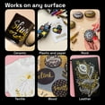 thumbnail image 5 of ARTISTRO 6 Acrylic Gold & Silver Paint Pens - 0.7mm Extra-Fine Markers - Great for Greeting Cards, Ornament Decor, & More, 5 of 5