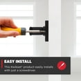 thumbnail image 4 of Kwikset Breton Square Half-Dummy Lever Doorknob Matte Black, 4 of 8