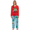 thumbnail image 3 of Peanuts Snoopy Pajamas Women's Jingle All The Way 2-Piece Lounge Sleep Set, 3 of 6