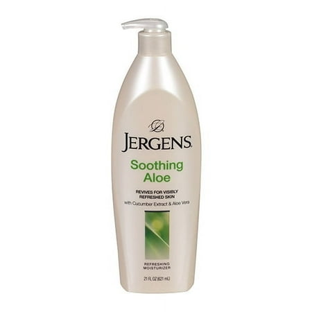 Jergens Soothing Aloe Refreshing Moisturizer, 21 Oz, 3 Pack