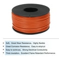 thumbnail image 3 of Uxcell 22 Gauge Silicone Wire 22AWG Electrical Wire Stranded Tinned Copper High Temp Hookup Spool 98.4ft Orange, 3 of 7