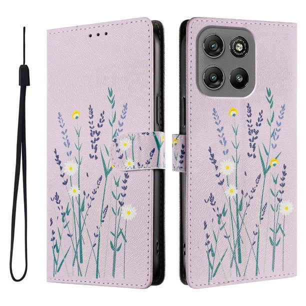 FOXDOCK Funda Tipo Cartera para Motorola Moto G67 Power/G57 Power con Soporte y Correa – Diseño de Patrones Lindos