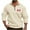Beige, variant on Mens Shirts Mens Canadian Flag Graphic Pullover Fall Shirt Long Sleeve Quarter Zip Sweatshirt Men Fashion Patriotic Print Tops