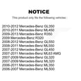 thumbnail image 2 of TOR Barre Stabilisatrice de Suspension avant pour Voiture Mercedes-Benz ML350 ML320 GL350 R350 GL320 GL450 GL550 ML550 ML500 ML63 AMG R320 R500 R63 ML450 234mm Longueur Totale - Côté Gauche Droit KTR-100776, 2 of 2
