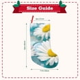 thumbnail image 3 of Lsque Daisy Flowers Pattern 18 Inch Christmas Stockings, Festive Holiday Stocking for Christmas Decorations Holiday Decor, 3 of 8