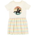 thumbnail image 3 of Inktastic Rodeo Team Roping Cowboy Girls Toddler Dress, 3 of 5