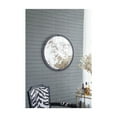 thumbnail image 5 of Industrial Round Mirror - Antiqued Metal Frame - 31.5" Dia - Black Accent Decor, 5 of 9